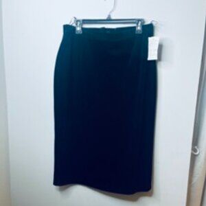 Rio Mode Black Velvet Skirt Made in West Germany